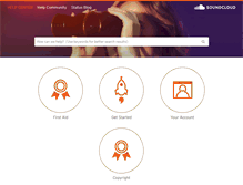 Tablet Screenshot of help.soundcloud.com